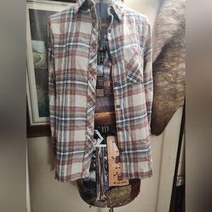 BKE Multicolor Plaid Shirt